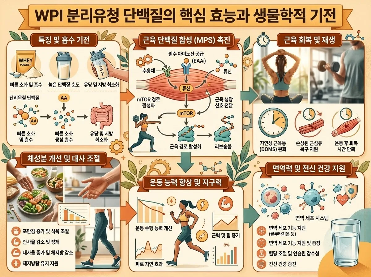 WPI 분리유청 단백질보충제 효능 3가지와 2026년 현명하게 고르는 법 이미지 2