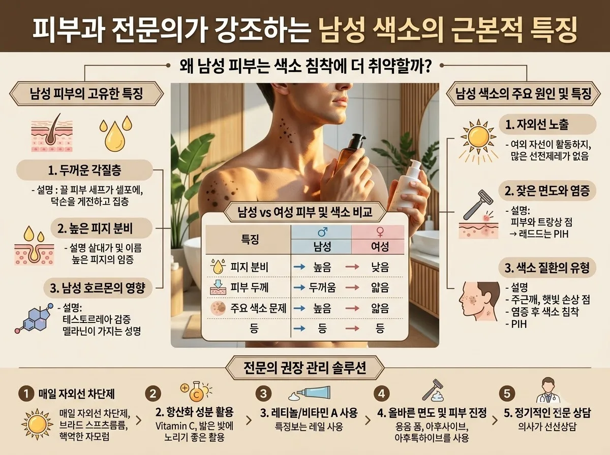 남자 기미 잡티 제거 피부과 시술 추천, 2026년 실패 없는 선택법 3가지 이미지 2