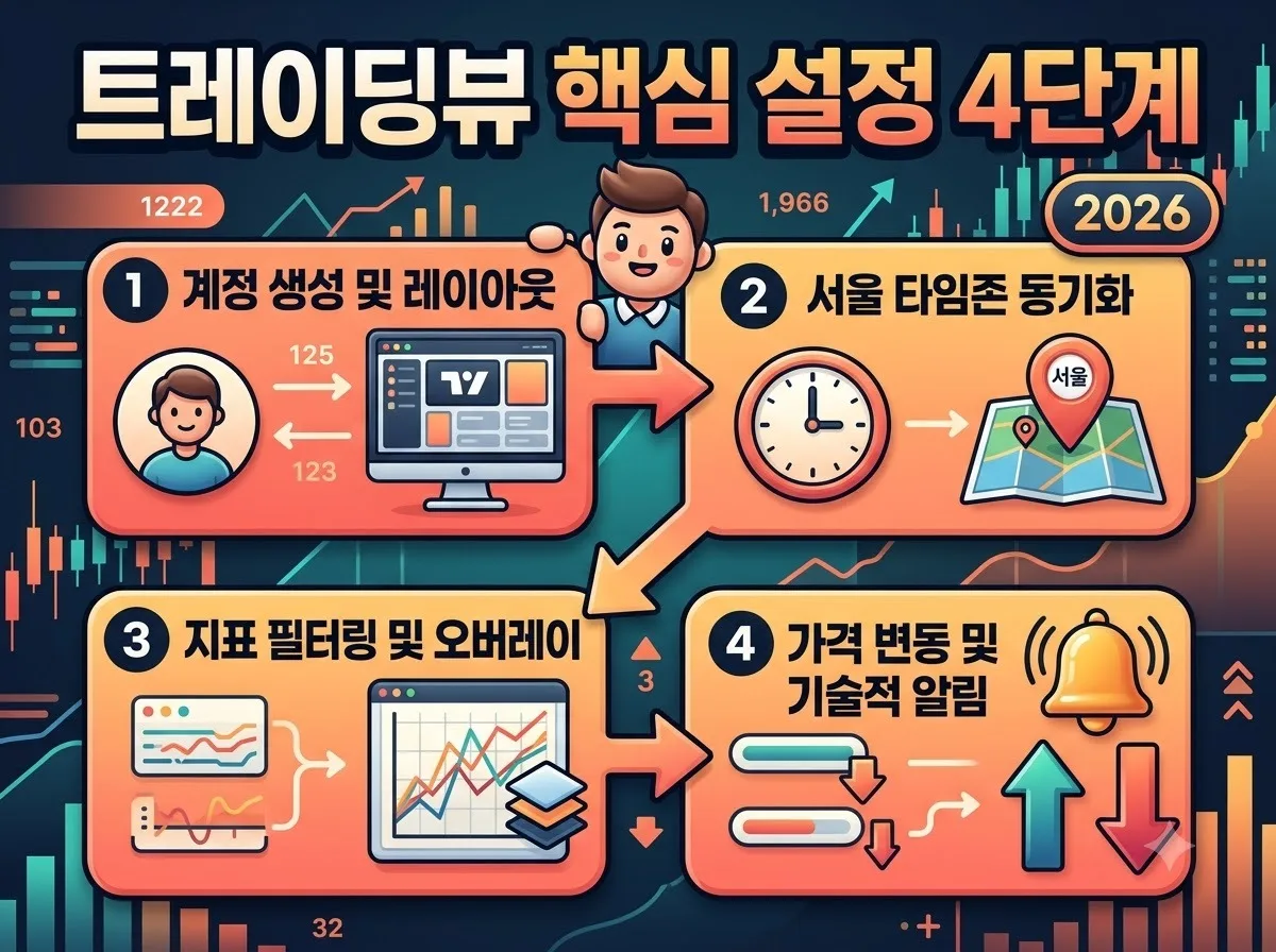 트레이딩 뷰 사용법, 2026년 실수를 줄이는 초보자 맞춤 가이드 이미지 1