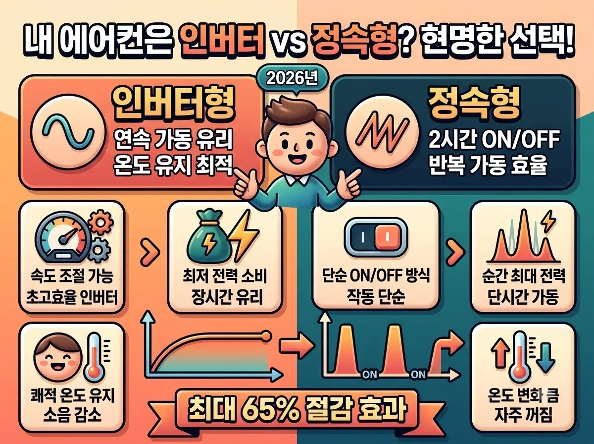 원룸 벽걸이 에어컨 24시간 전기세 2026년 절약 비법 4가지 이미지 1