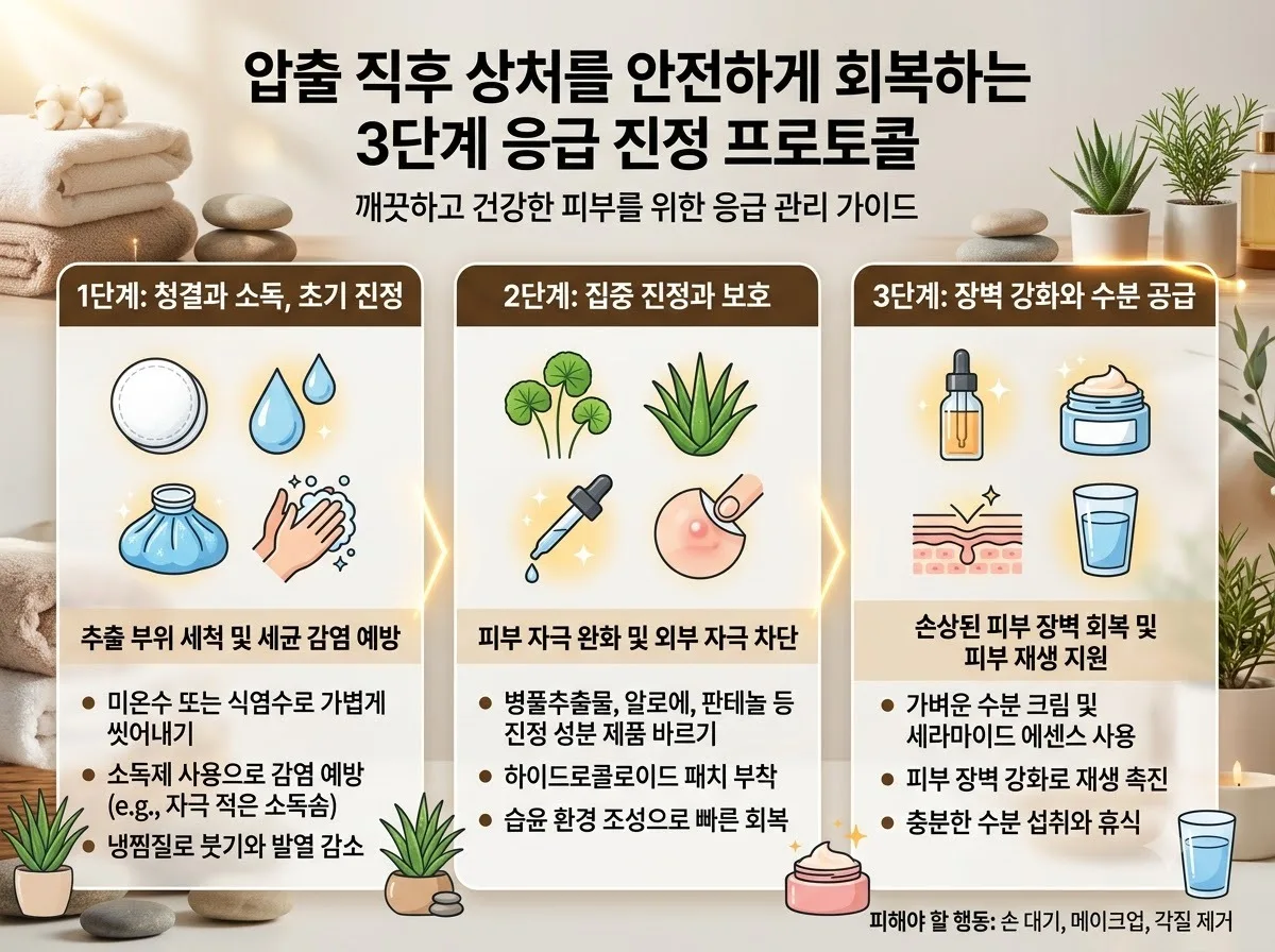 여름철 여드름 압출 후 관리법 흉터없이 진정시키는 3단계 노하우 이미지 1