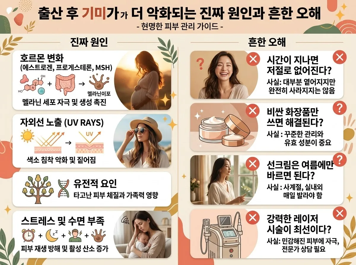출산 후 기미 악화 예방하는 3가지 관리법 (2026년 초보맘 가이드) 이미지 2