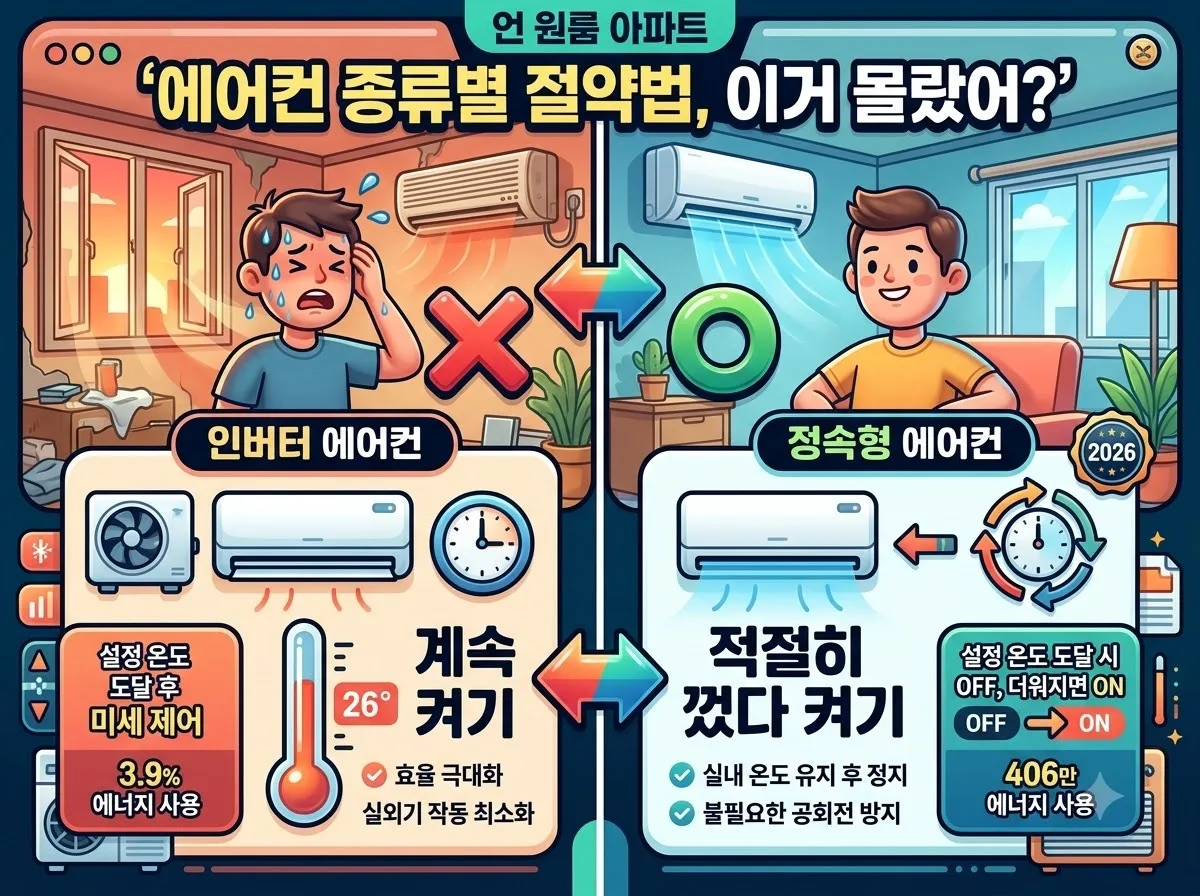 원룸 전기요금 폭탄 피하는 여름 가전 사용 수칙 4가지 이미지 1