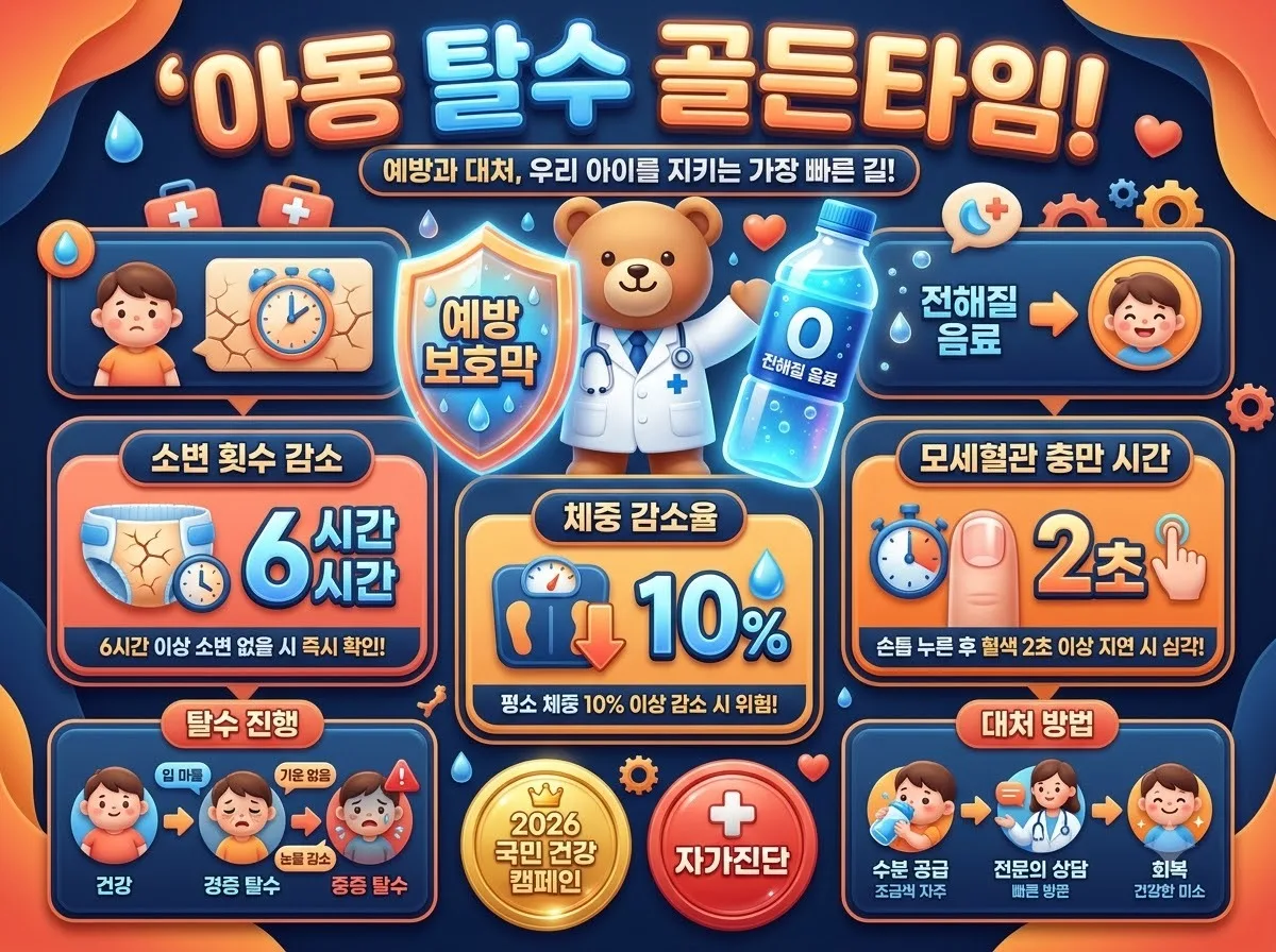아이가 코로나로 물 못 마실 때 그냥 지켜보면 위험한 3가지 이유