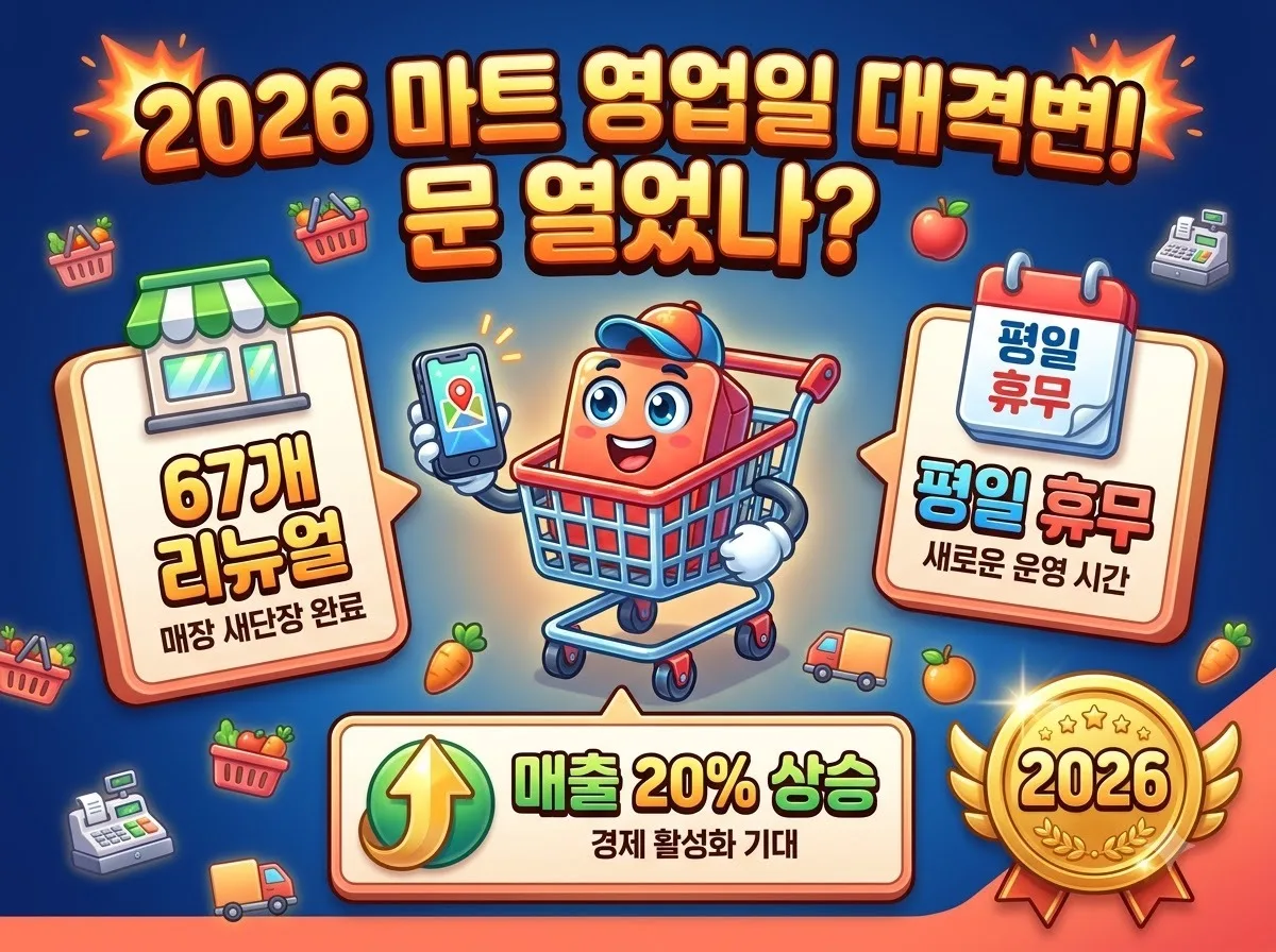홈플러스 다시 문 열었나? 2026년 67개 점포 재개장 정보