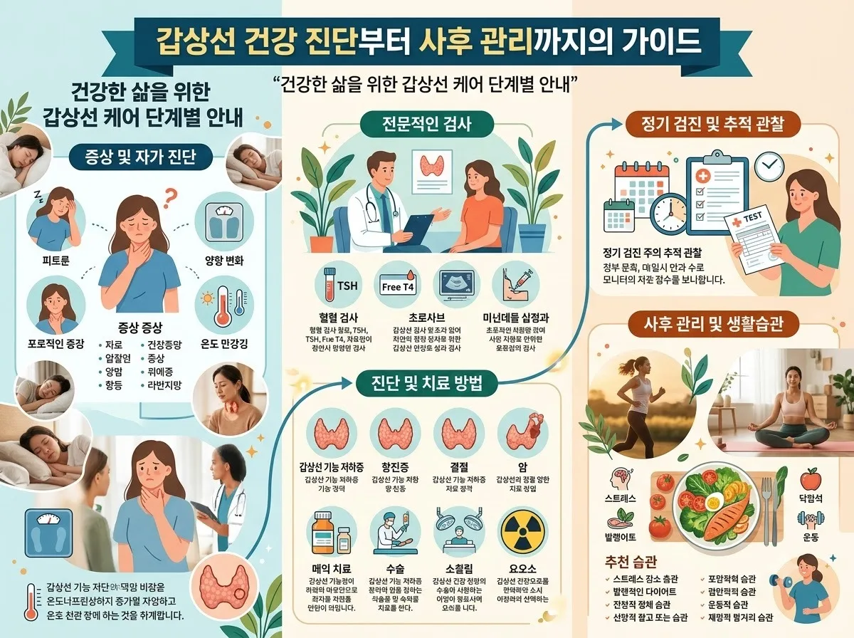 갑상선질환 증상 의심 시 TSH 수치 해석법: 2026년 정상 범위와 주의점 이미지 1