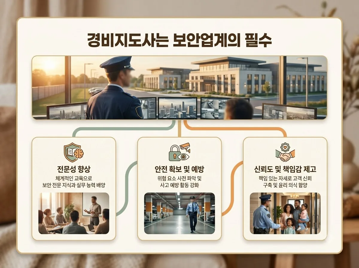 40대 50대 경비지도사 자격증 취득 후 보안업체 취업 현실과 2026년 전망