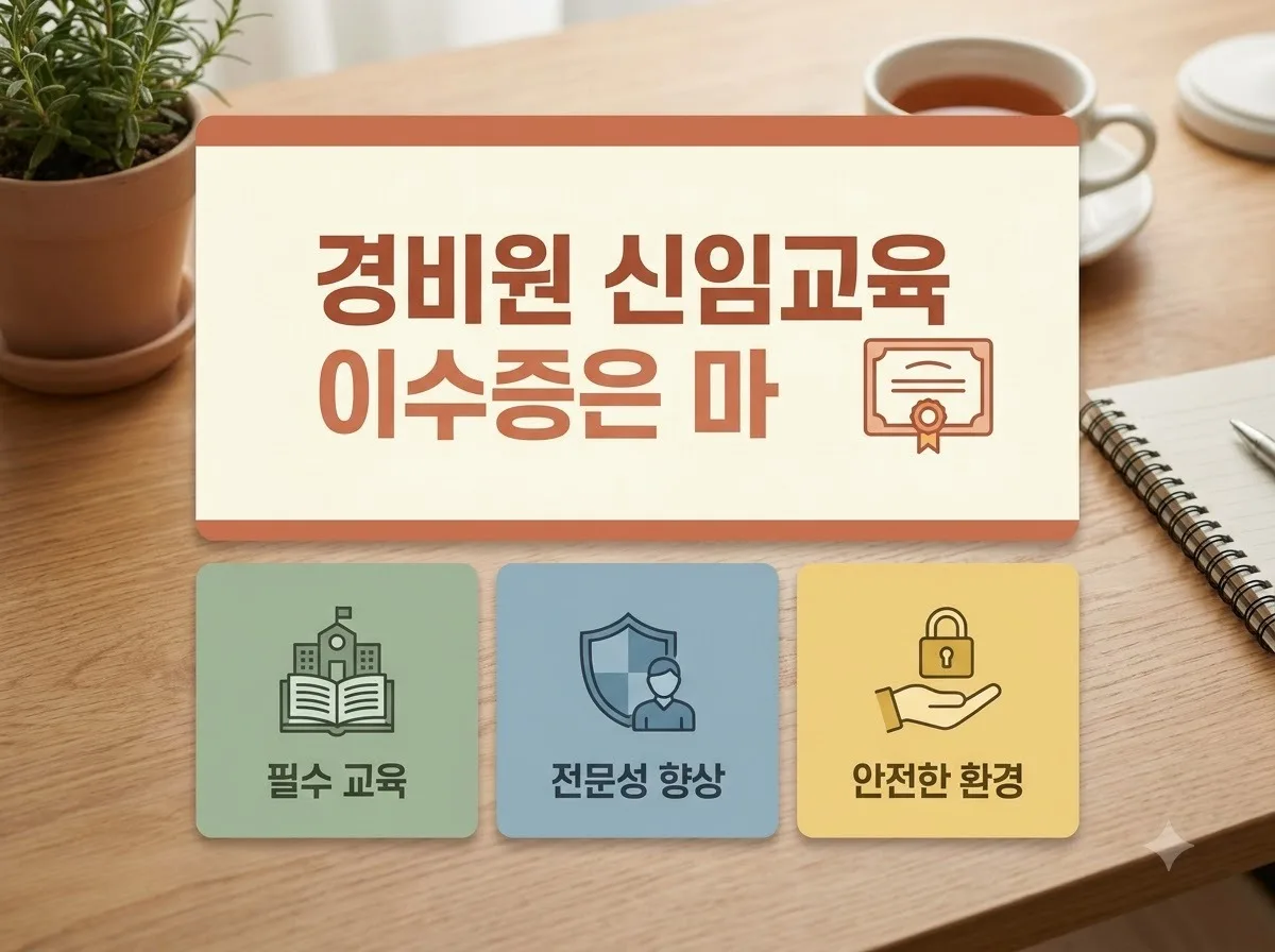 경비원 신임교육 유효기간 3년 만료 시 재교육 기준과 확인법