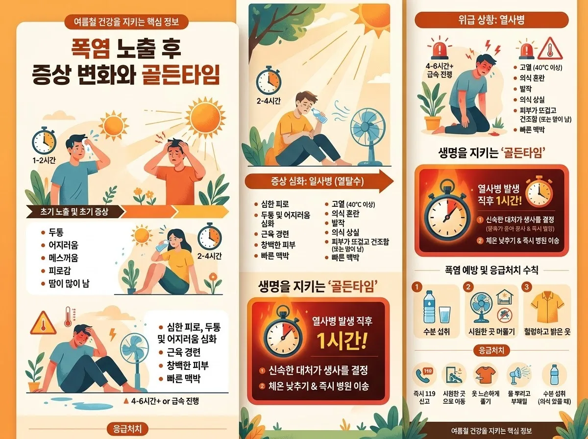 2026년 여름 어지럼증과 온열질환 구별법, 꼭 확인해야 할 3가지 증상 이미지 1