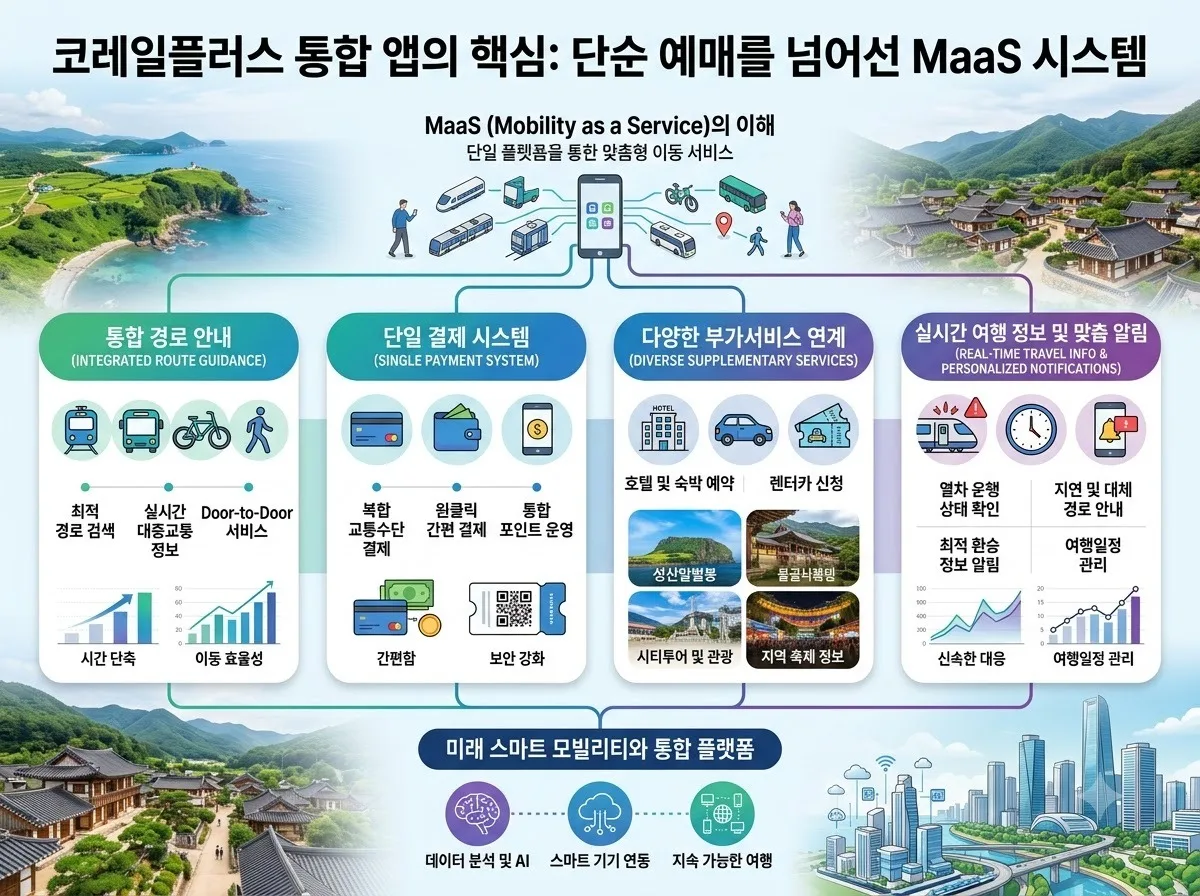 코레일 플러스 통합 앱 2026년 설치 방법 및 교통 연계 혜택 5가지 이미지 1