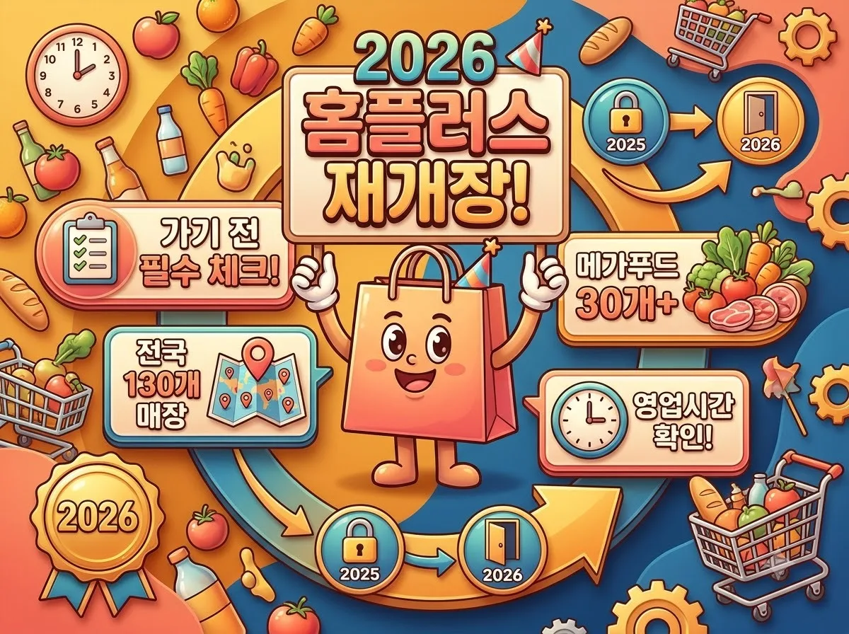 홈플러스 재개장 매장 2026년 운영 현황과 방문 전 주의사항