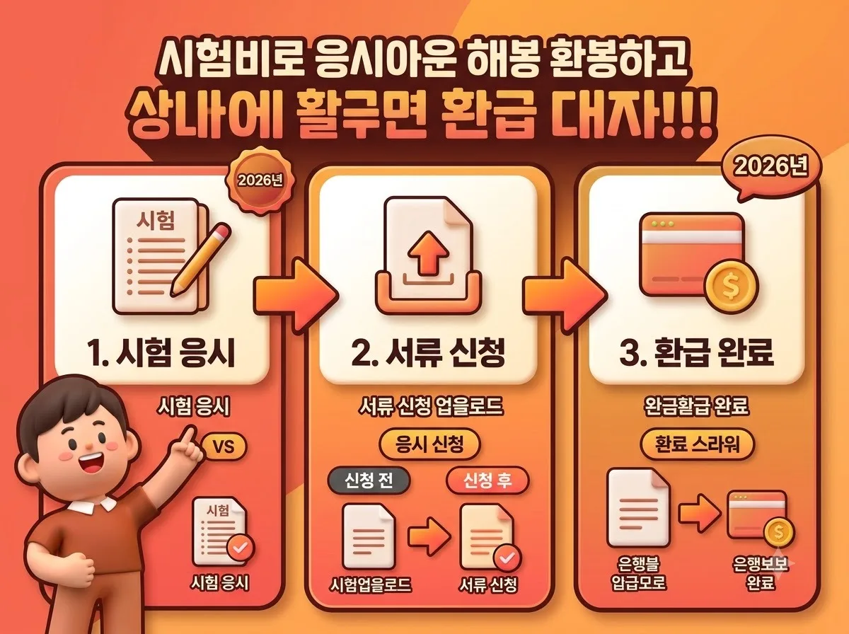 2026년 자격증 응시료 지원 지역별 대상 및 신청 방법 3가지 확인 이미지 1