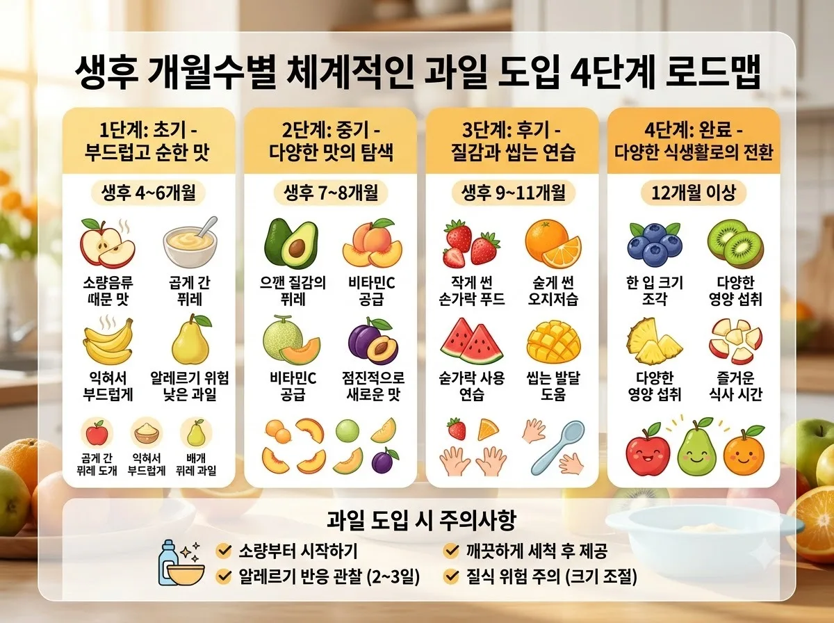 과일 늦게 먹여야 할까? 2026년 유아식 과일 섭취 시기와 3가지 오해 이미지 1