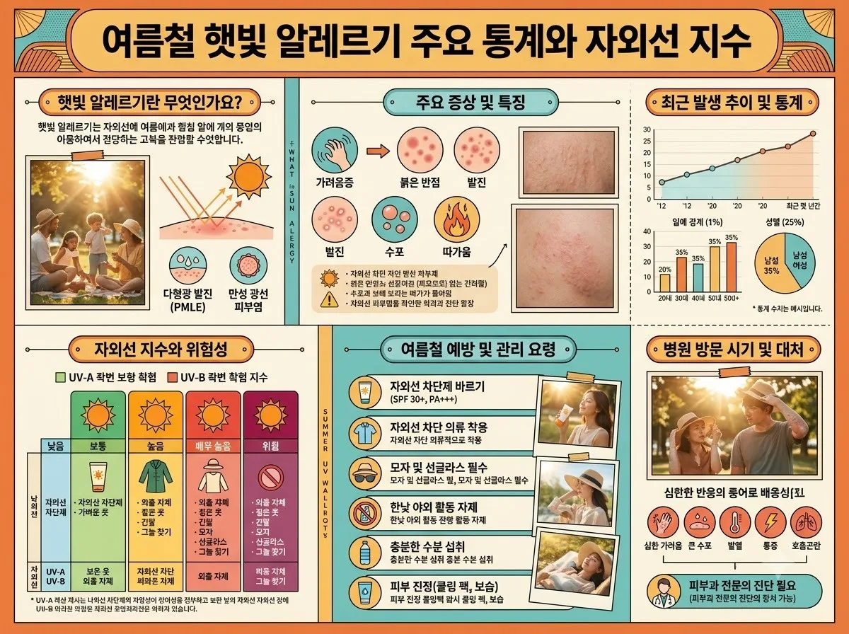 햇빛 알레르기 증상 완화법 3가지, 2026년 민감성 피부 관리 루틴 이미지 1
