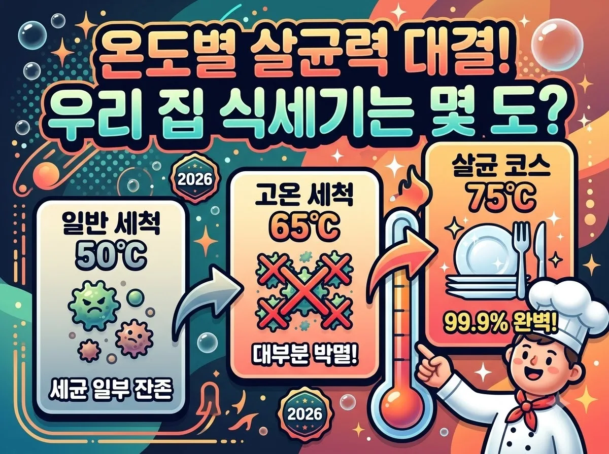 식기세척기 여름철 세균 막는 고온 살균 코스 활용법과 주의점 이미지 1