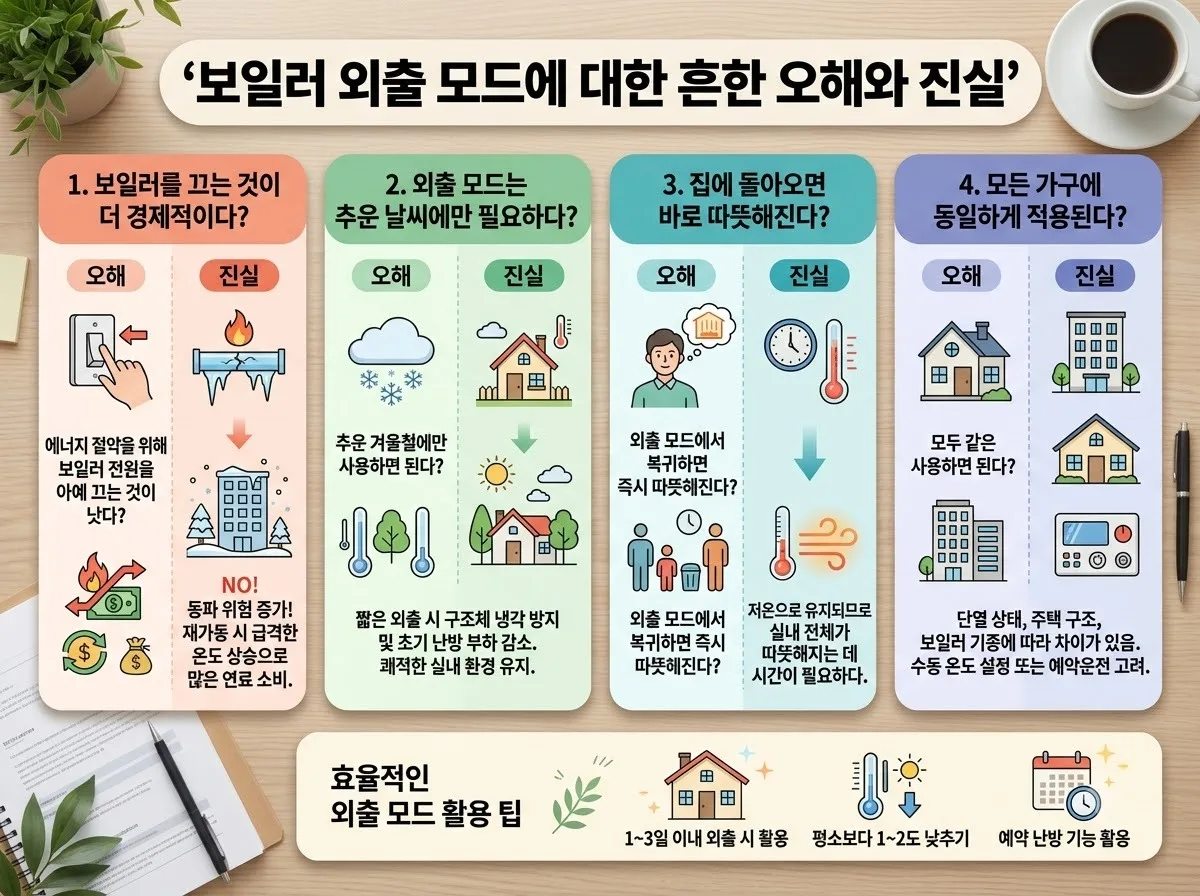 2026 가을 난방비 보일러 외출과 온열매트 병행 시 절감 효과 이미지 2