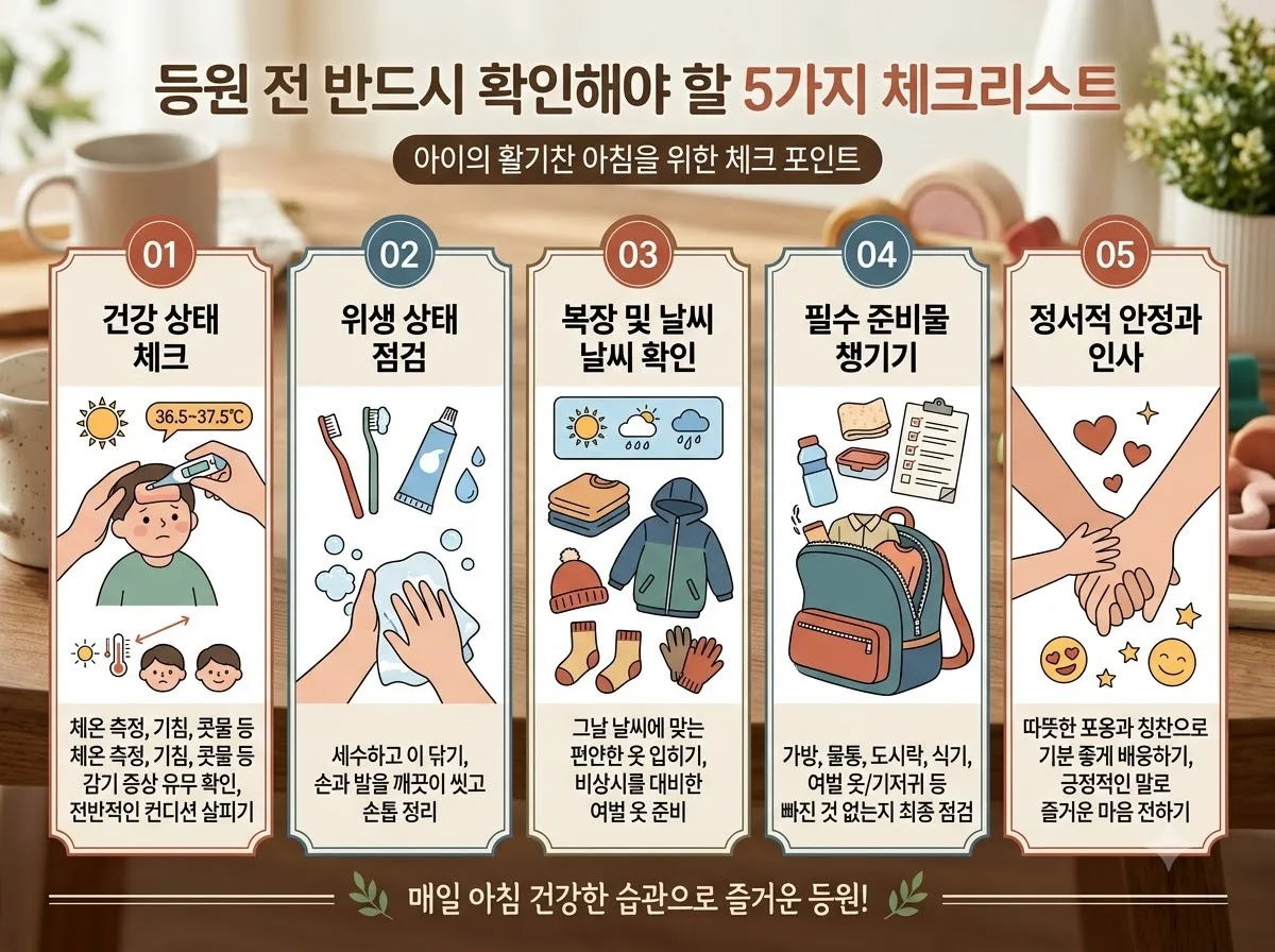 2026년 어린이집 등원 전 독감 코로나 증상 확인이 필수인 3가지 이유 이미지 2