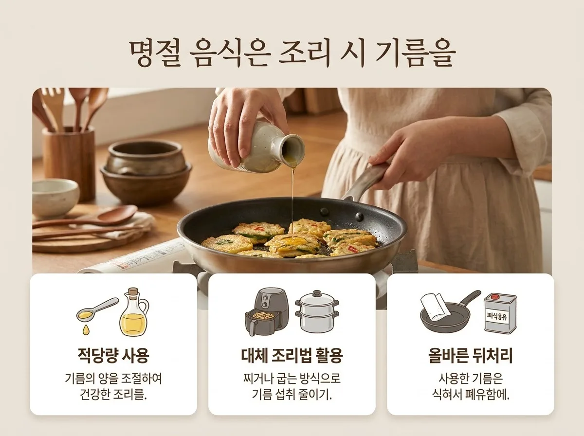 명절 음식 건강하게 먹는 법 2026 칼로리 낮추는 3가지 비결
