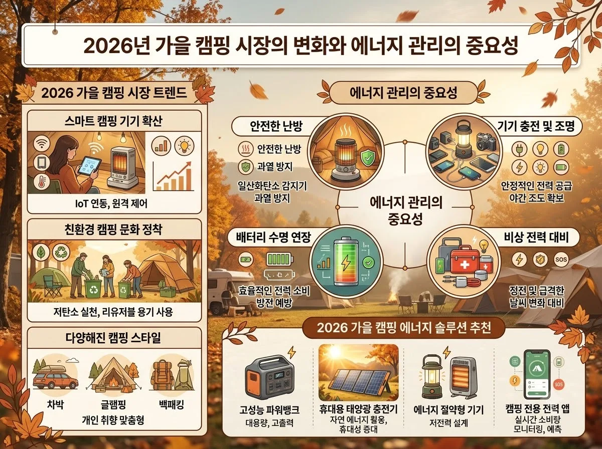 가을 캠핑 9~10월 성수기 준비와 난방비 절감하는 5가지 실전 전략 이미지 1