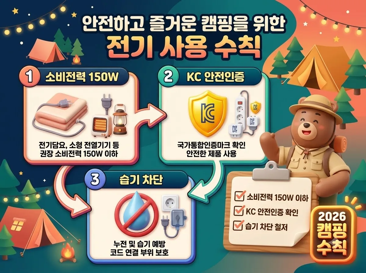오토캠핑장 600W 전기요 선택법, 전력 차단 피하는 제품 기준 이미지 2