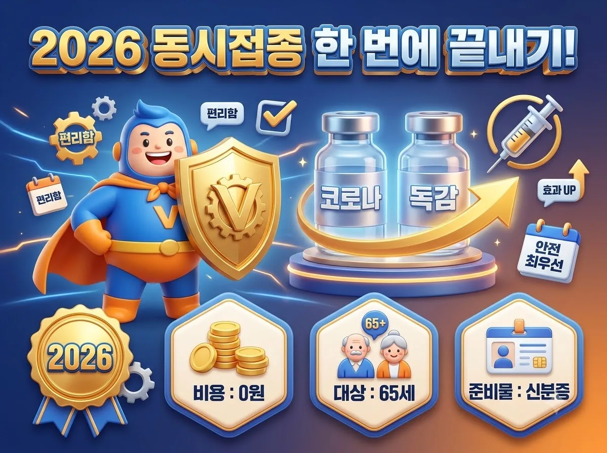 65세 이상 코로나와 독감 예방접종 무엇부터 확인해야 할까?