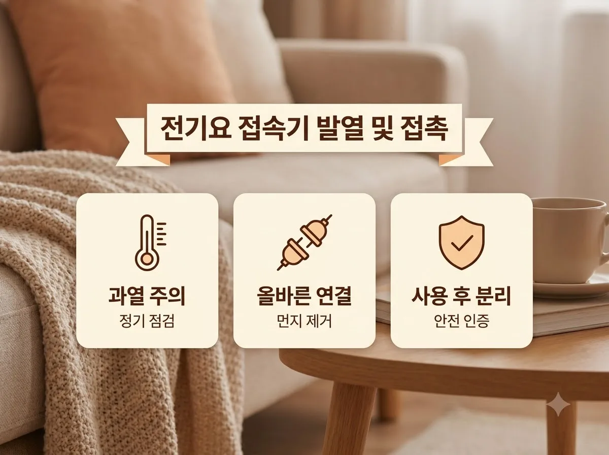 2026년 환절기 전기요 접속기 발열 및 접촉 불량 긴급 점검 기준