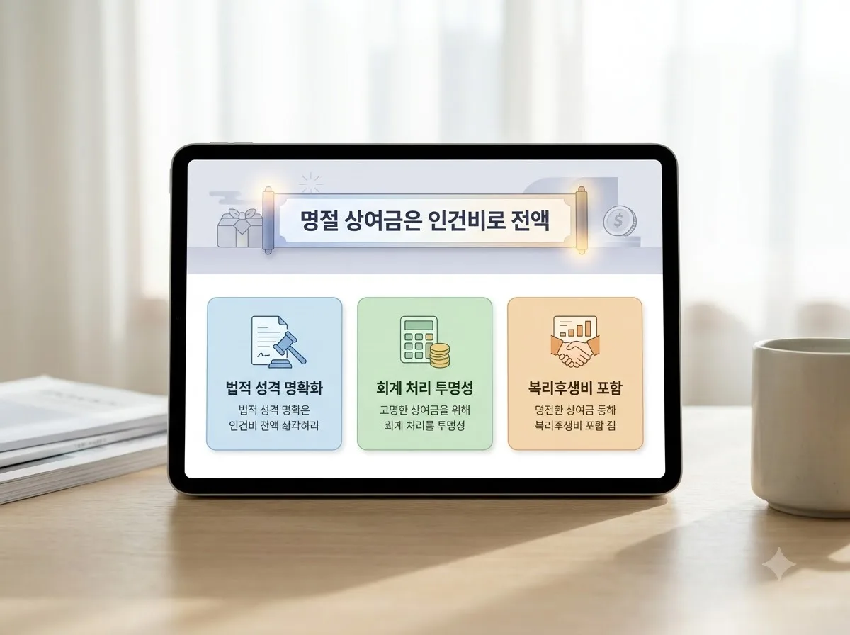 사업주 명절 상여금 세액공제 시 2026년 자주 저지르는 치명적 실수