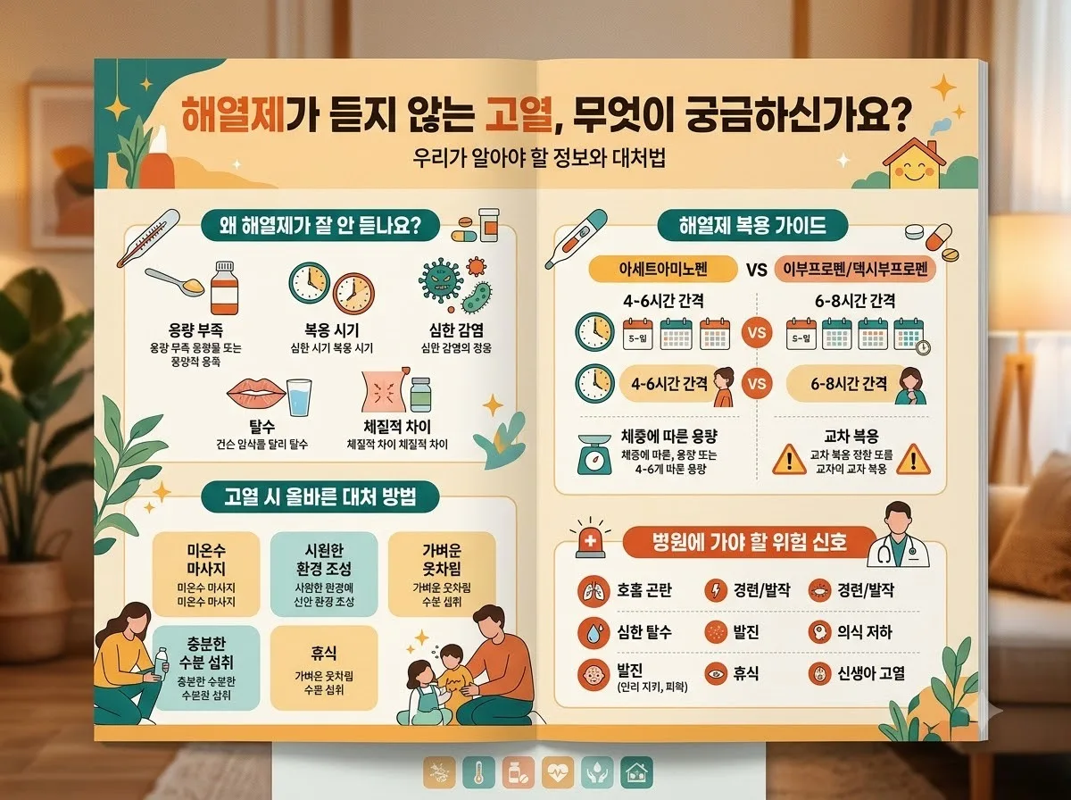 열이 며칠째 계속될 때 감기보다 먼저 확인해야 할 핵심 증상 3가지 이미지 2