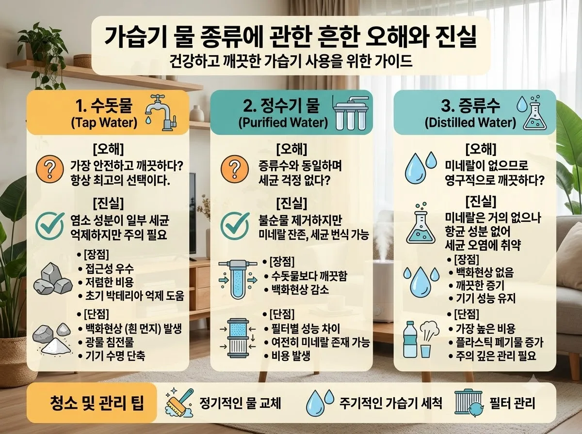 신생아 가습기 물 선택 가이드와 2026년 건강을 위한 3가지 수칙 이미지 1
