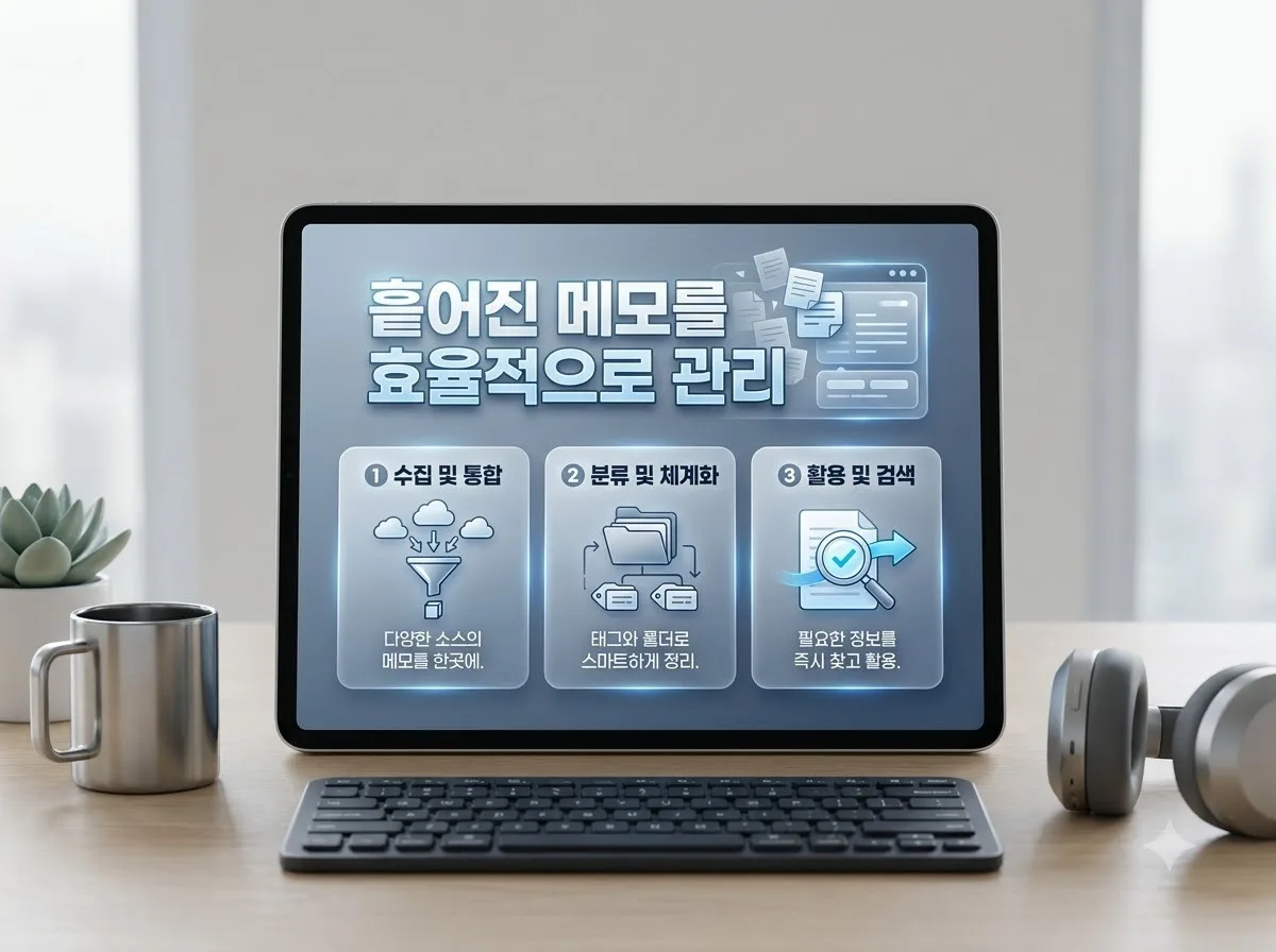 노션 메모 활용법 2026년 가이드: 흩어진 아이디어를 모으는 5단계 전략