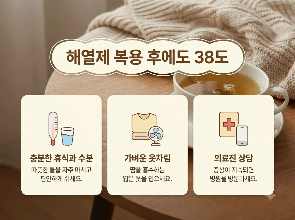 독감 검사 시기, 감기약 먹어도 열 안 떨어질 때 확인법 (2026년 기준)