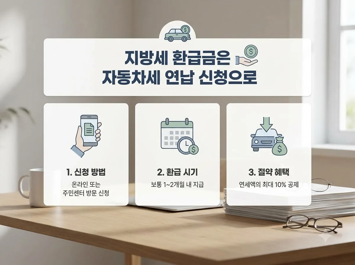 지방세 환급금 신청 대상 4가지와 2026년 주의사항