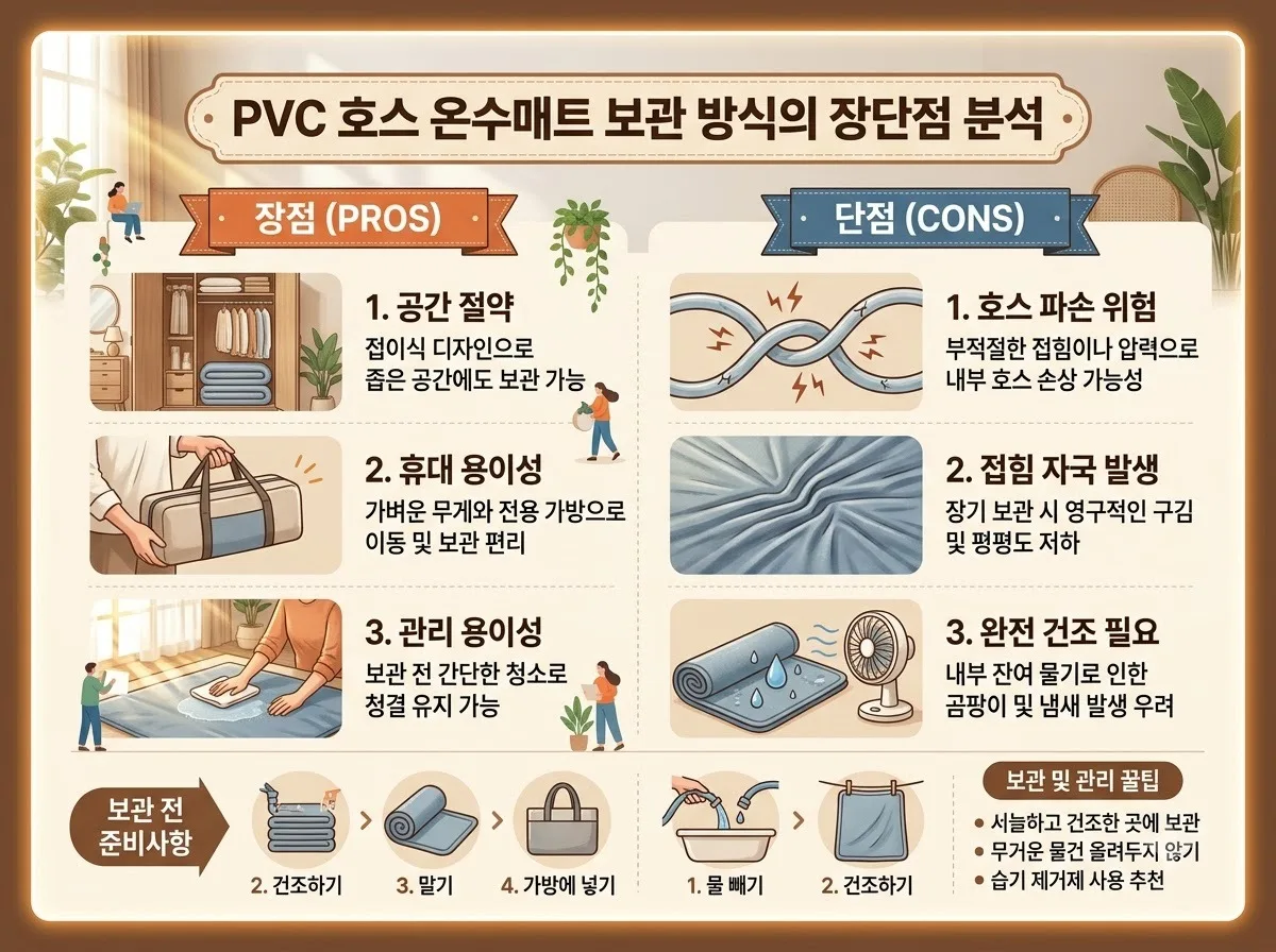 온수매트 재가동 호스 굳음 누수 막는 커넥터 결합 방법 이미지 1