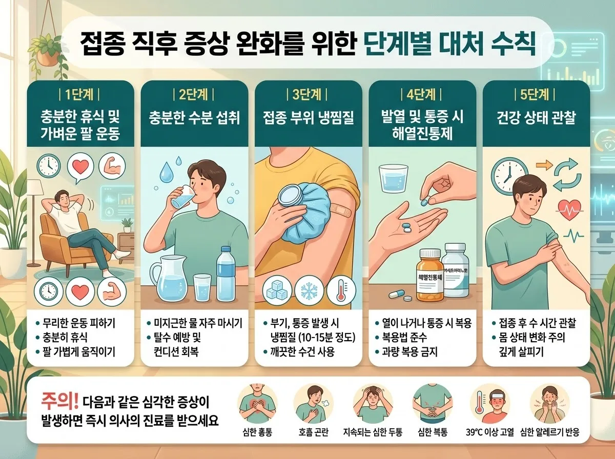 2026년 독감 예방접종 후 열과 근육통, 병원 방문이 필요한 3가지 기준 이미지 2