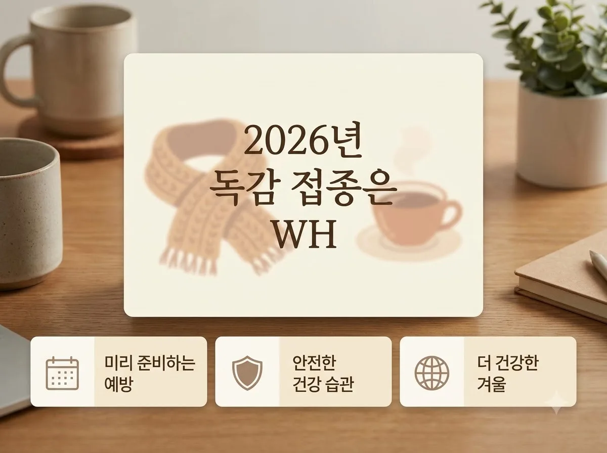 2026 독감 예방접종 3가 백신 도입과 올해 바뀐 대상별 접종 기준