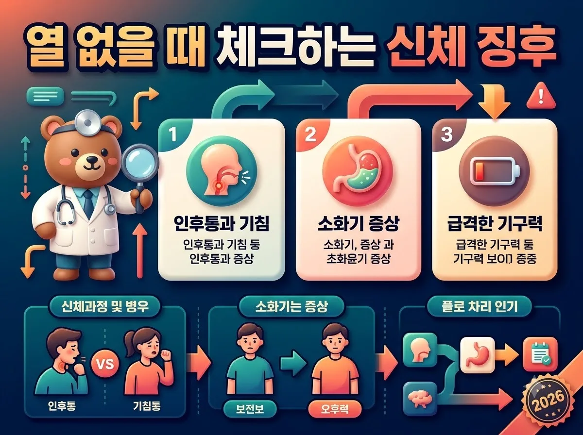 아이 코로나 증상 열 없을 때 꼭 확인해야 할 5가지 징후 (2026년) 이미지 1