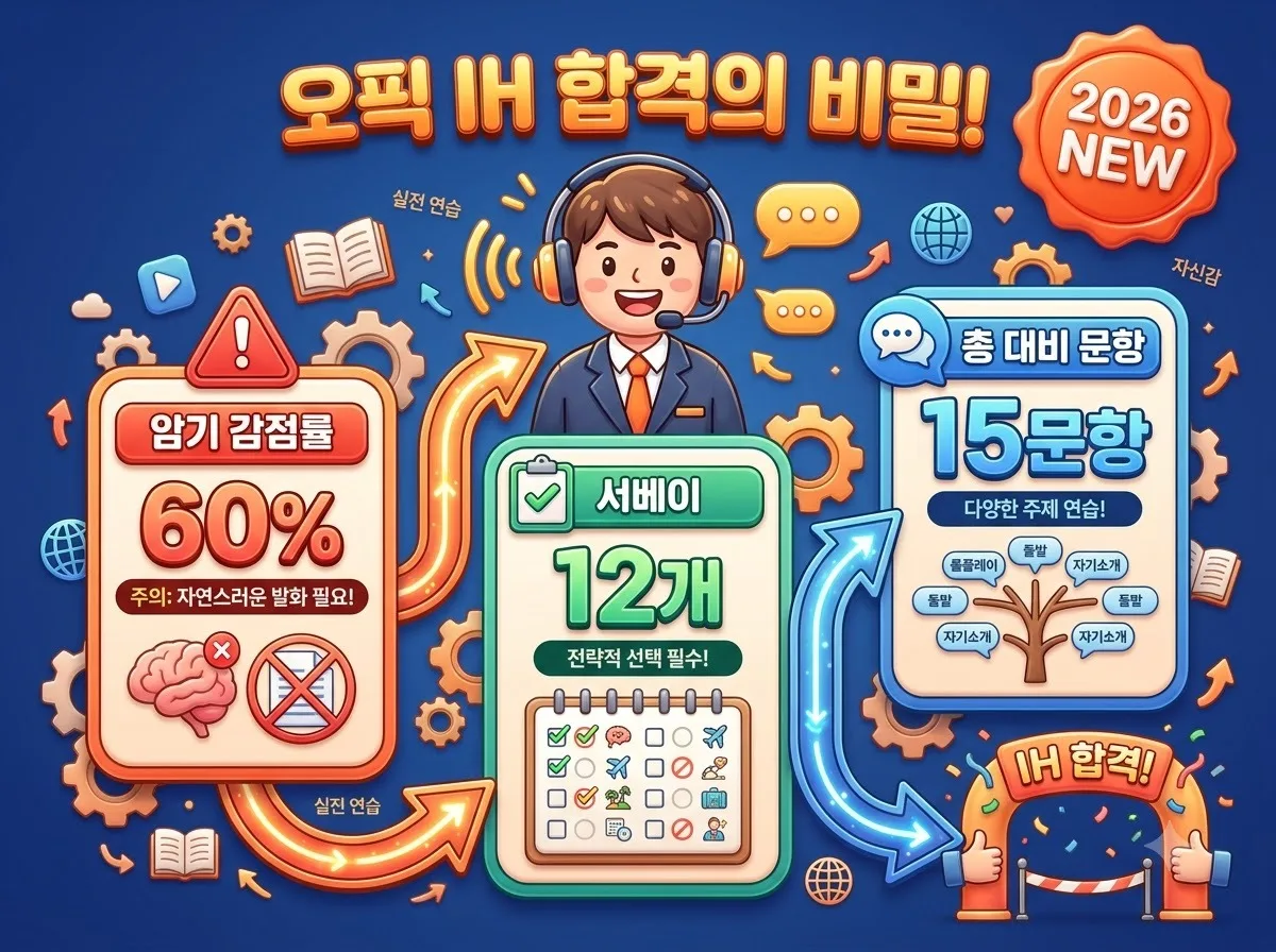 오픽 IH 등급 획득을 위해 후기보다 중요한 실전 준비 3단계