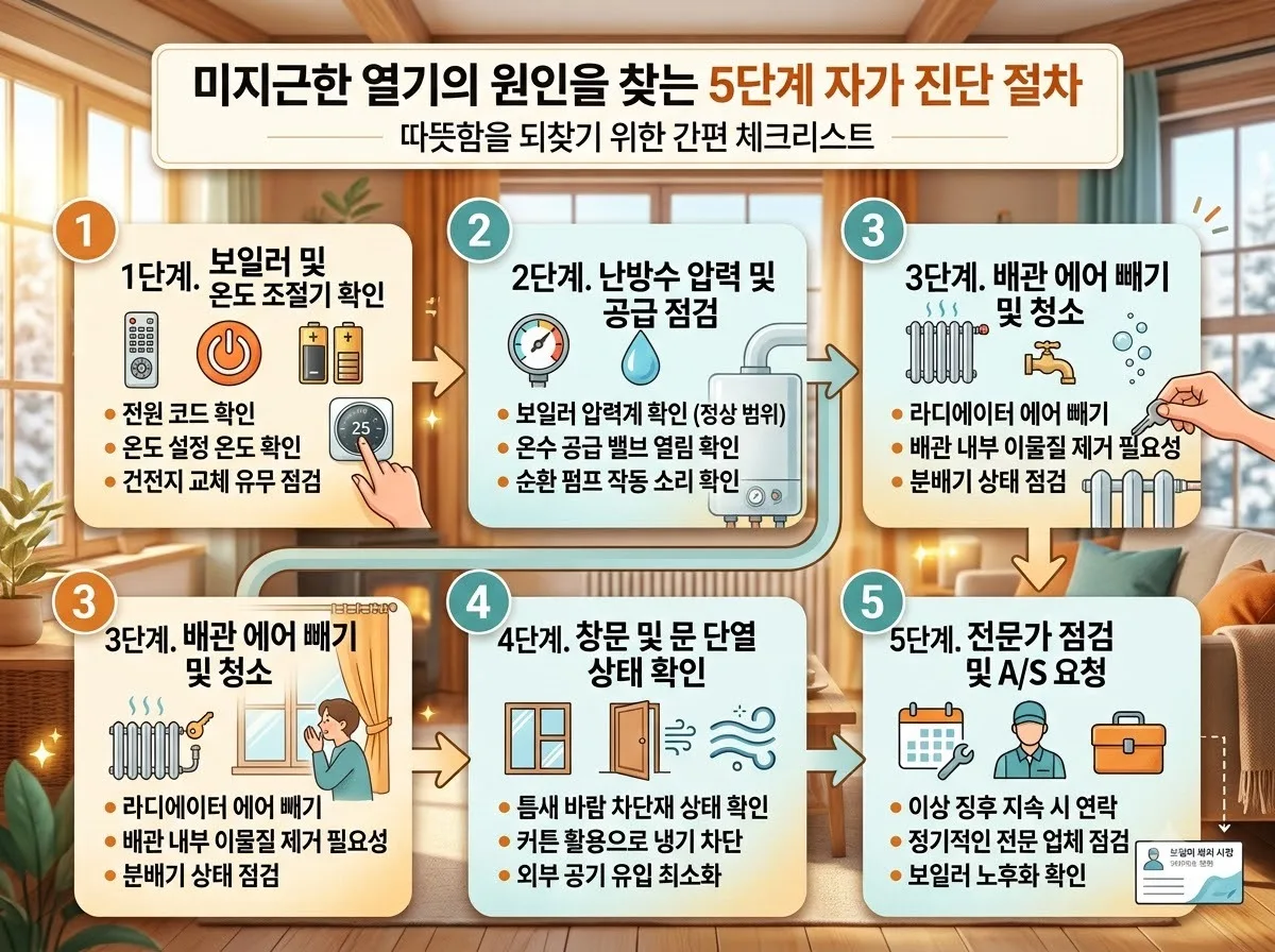 온도 다이얼을 올려도 미지근할 때? 2026년 바이메탈 센서 및 서모스탯 점검 5단계 이미지 2
