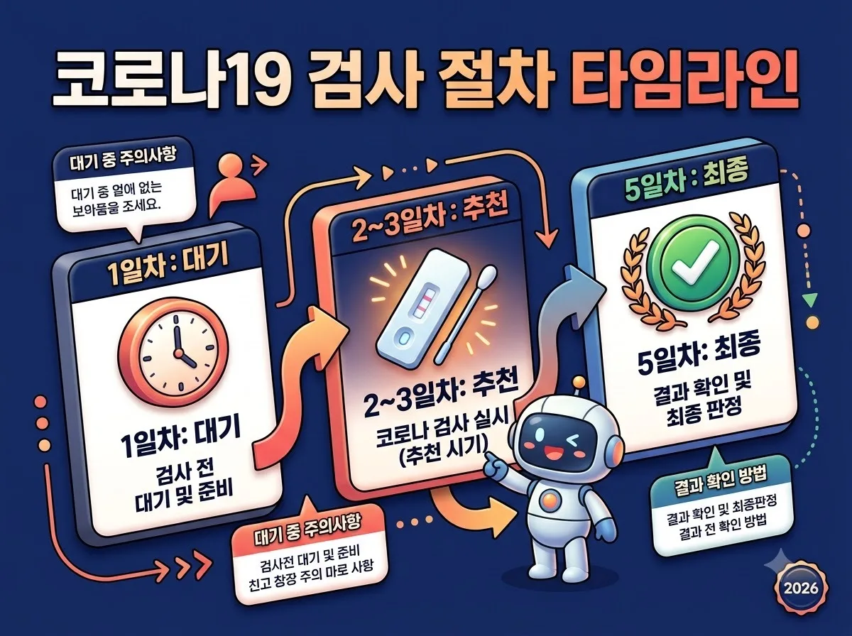 코로나 검사는 언제 해야 할까 증상이 없을 때도 필요한지 2026 기준 확인법 이미지 1