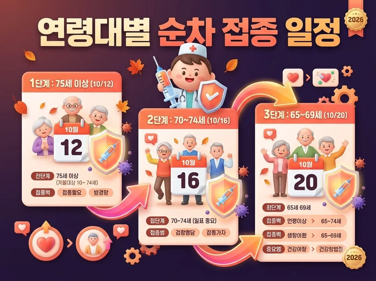 부모님 독감 예방접종 챙기기 전 2026년 무료 대상과 일정 확인 필수 이미지 1