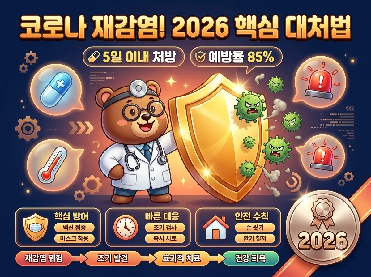 어르신 코로나 재감염 주의 증상 3가지와 2026년 대처 수칙
