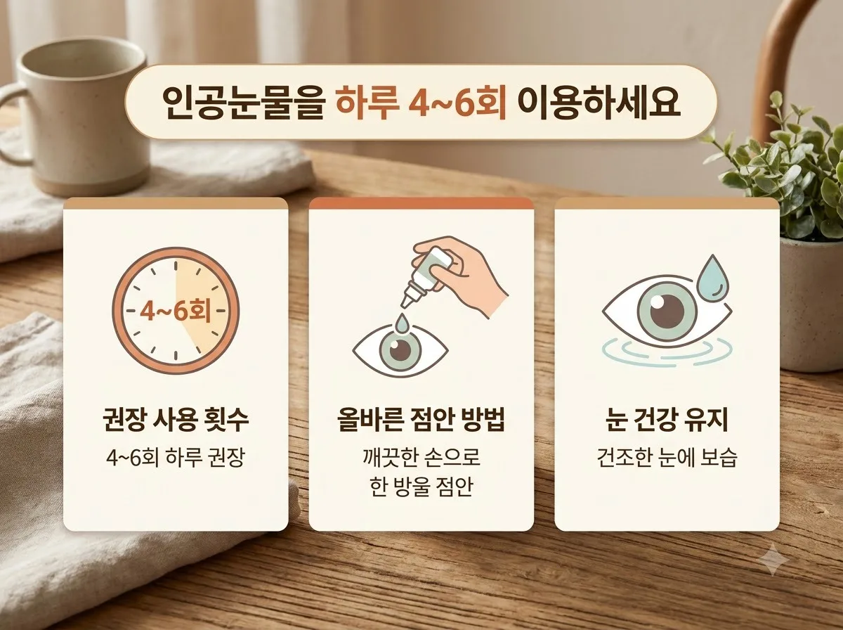 인공눈물 무방부제 선택이 2026년 눈 건강 지키는 필수 이유 3가지