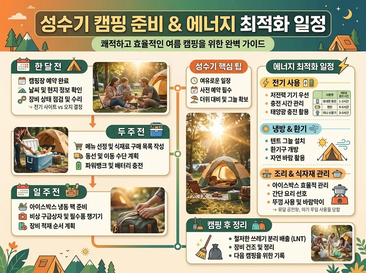 가을 캠핑 9~10월 성수기 준비와 난방비 절감하는 5가지 실전 전략 이미지 2