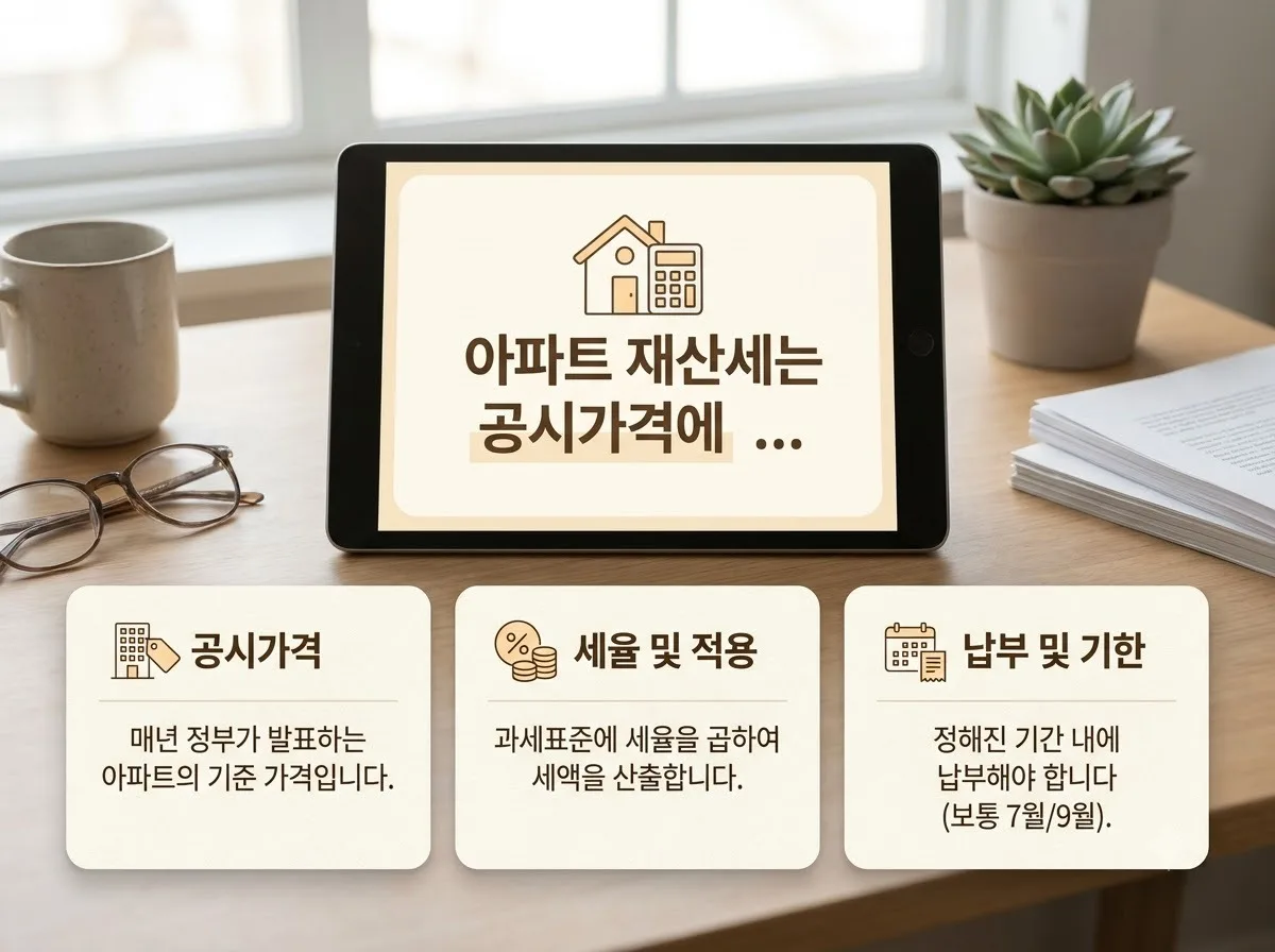 아파트 재산세 얼마나 나올까? 2026년 공시가격별 세금 계산과 주의점