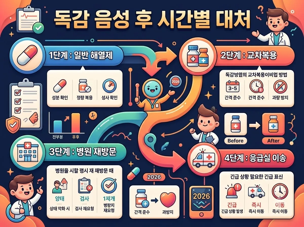 독감 검사 음성인데 열이 계속날 때 3가지 대처법과 의심 질환 이미지 1