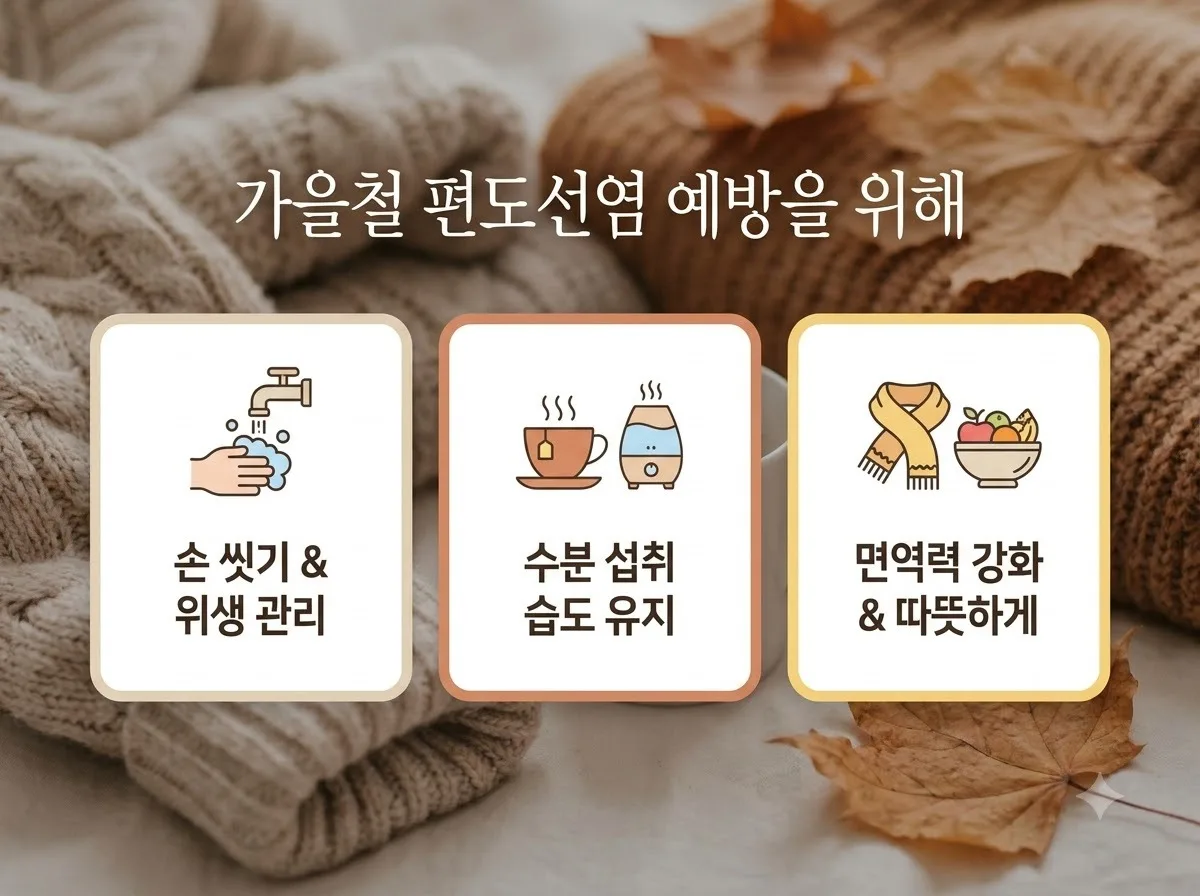 편도선염 예방 가을철 외출 후 실천해야 할 관리법 5가지 (2026)