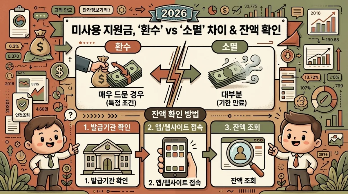 고유가 지원금, 미사용 시 환수될까? 2026년 잔액 확인과 주의사항 이미지 1