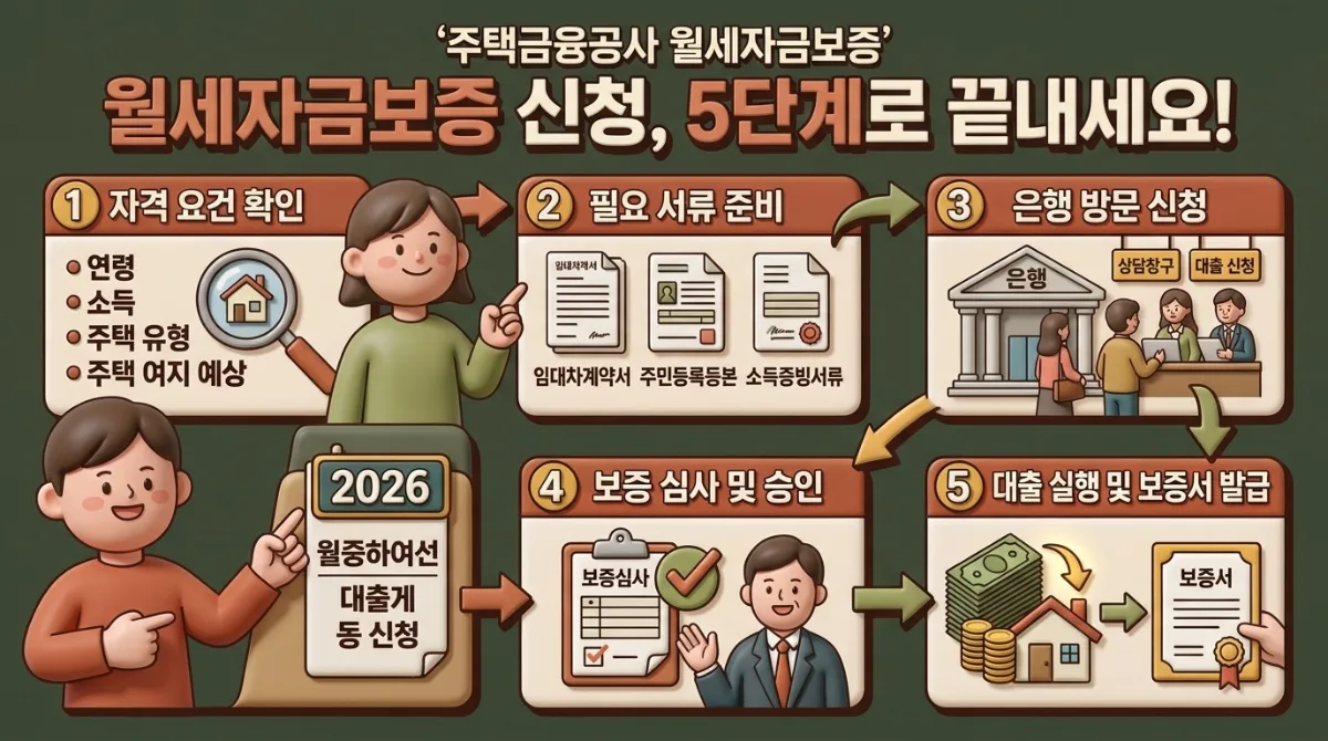 주택금융공사 월세자금보증, 2026년 최신 혜택과 놓치기 쉬운 3가지 조건 이미지 1