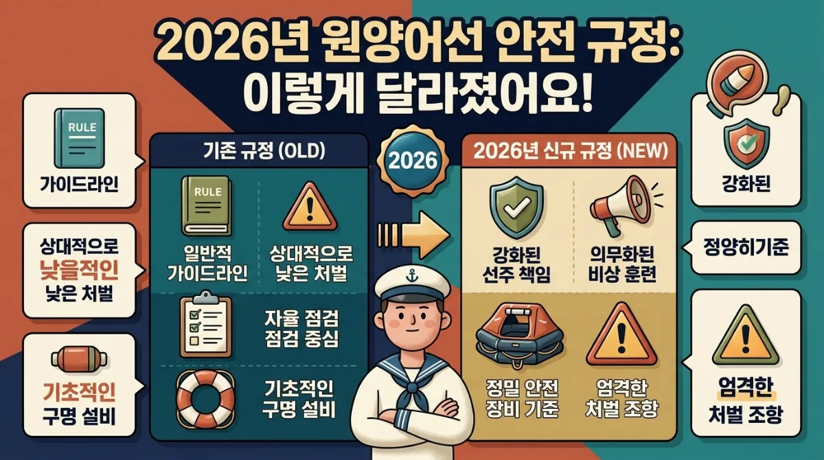 원양어선 안전관리 2026년 개정사항, 놓치기 쉬운 3가지 유의점 이미지 1
