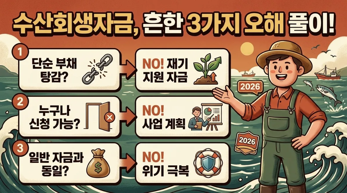 2026년 수산경영인회생자금: 흔한 3가지 오해와 신청 주의점 이미지 1